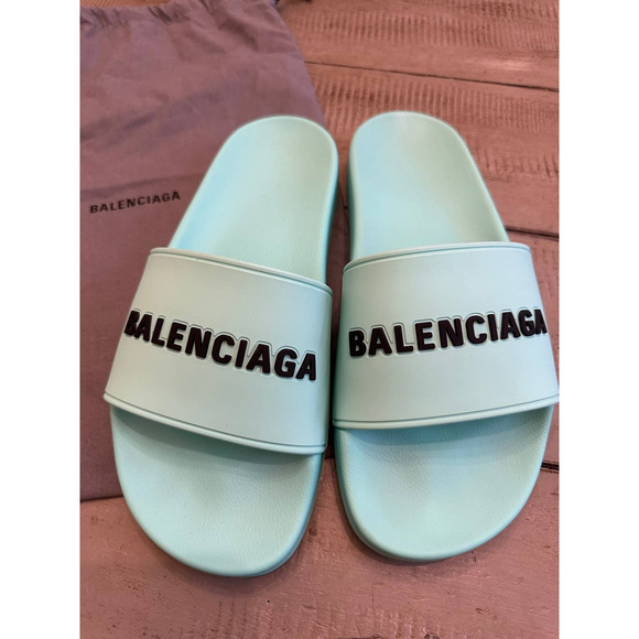 Women's Balenciaga pool slides size 10 - Picture 1 of 8